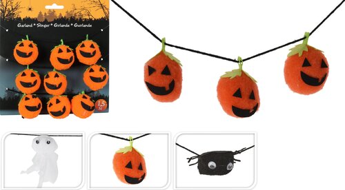 H&S Slinger Halloween 150Cm 3Ass