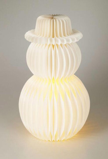 h&s Sneeuwpop Papier 50Cm Led