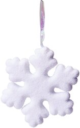 H&S SNEEUWVLOK HANGDECO 15CM 2ASS - afbeelding 3