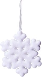 H&S SNEEUWVLOK HANGDECO 20CM 2ASS - afbeelding 4