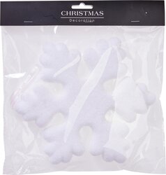 H&S SNEEUWVLOK HANGDECO 20CM 2ASS - afbeelding 2
