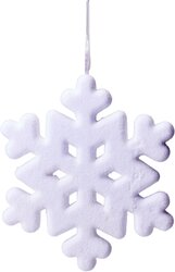 H&S SNEEUWVLOK HANGDECO 30CM 2ASS - afbeelding 4