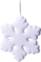 H&S SNEEUWVLOK HANGDECO 30CM 2ASS - afbeelding 3