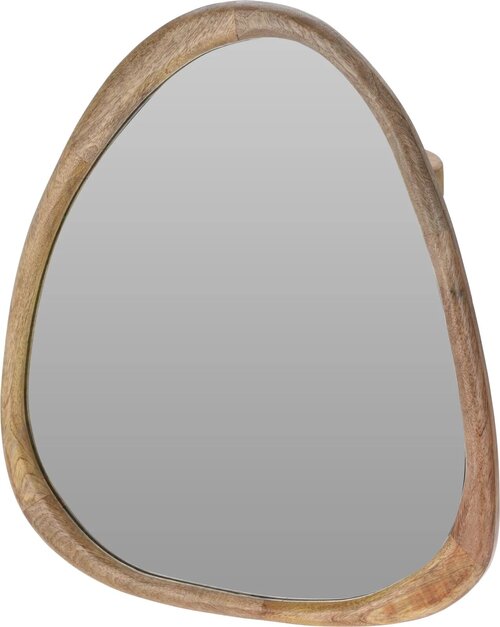 H&S Spiegel Hout Naturel 60Cm (F1)