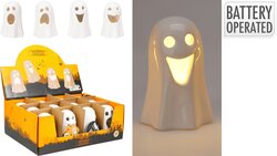 H&S SPOOK MET LED 10CM 4ASS - afbeelding 1