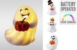 H&S SPOOK MET LED 12X11X20CM 3ASS - afbeelding 6