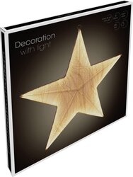 H&S STER 59CM 248LED STOF GOUD - afbeelding 3
