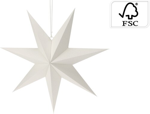 H&S Ster Papier 60Cm Wit (Fm)