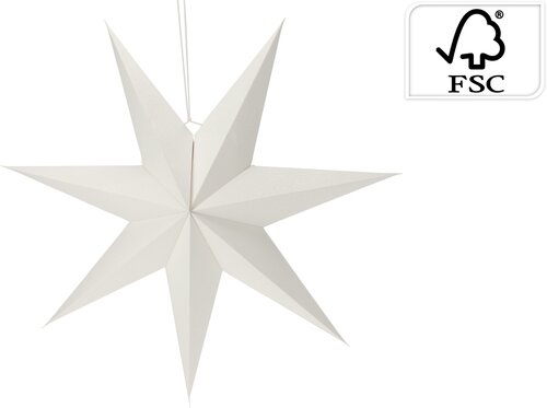 H&S Ster Papier 75Cm Wit (Fm)
