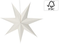 H&S Ster Papier 75Cm Wit (Fm)
