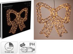 H&S STRIK 48X46CM 720LED WW ZWART - afbeelding 1