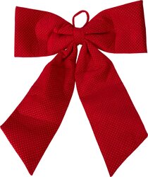 H&S STRIK 68X80CM ROOD MET STIPPEN