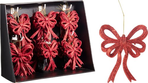 H&S STRIK HANGDECO 13CM ROOD - afbeelding 1