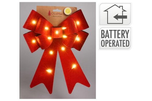 H&S Strik Met Led 30Cm Rood