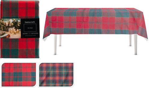 H&S TAFELKLEED 140X180CM 2ASS RUIT - afbeelding 1
