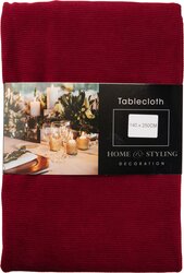 H&S TAFELKLEED 140X240CM BURGUNDY - afbeelding 4