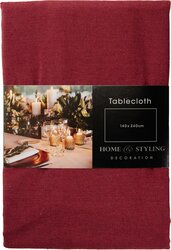 H&S TAFELKLEED 140X240CM BURGUNDY - afbeelding 2