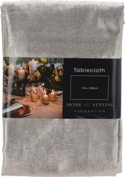 H&S TAFELKLEED ZIJDE 145X250CM GOU - afbeelding 2