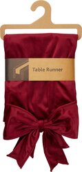 H&S TAFELLOPER 33X240CM BORDEAUX - afbeelding 2