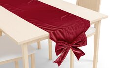 H&S TAFELLOPER 33X240CM BORDEAUX - afbeelding 4