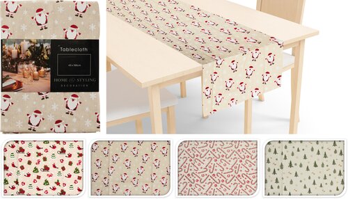 H&S TAFELLOPER 45X150CM 4ASS - afbeelding 1