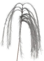 H&S Tak Soft Pluimen 130Cm Grijs