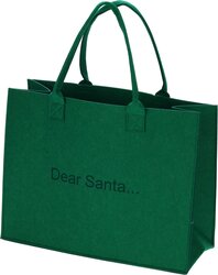 H&S TAS VILT 44X34X18CM 3ASS XMASS - afbeelding 3