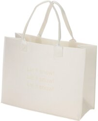 H&S TAS VILT 44X34X18CM 3ASS XMASS - afbeelding 2