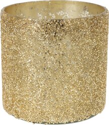 H&S Theelichthouder 10X10Cm Kralen