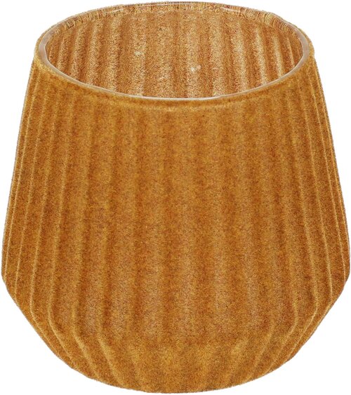 H&S Theelichthouder 9Cm Glas Goud