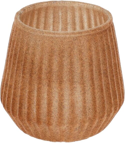 H&S Theelichthouder 9Cm Glas Roest