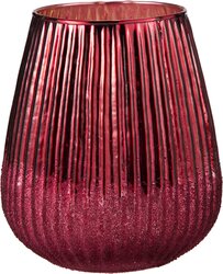 H&S THEELICHTHOUDER D13CM BURGUNDY