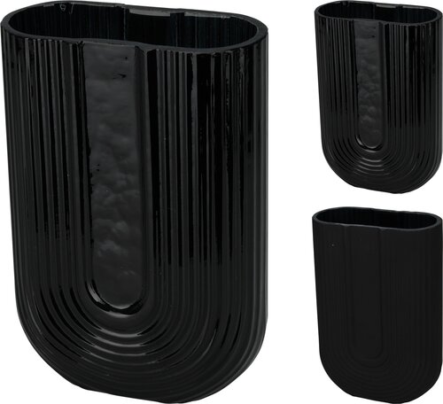 H&S Vaas 18Cm Glass 2Ass Kl
