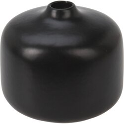 H&S Vaas 75Mm Zwart Geglazuurd