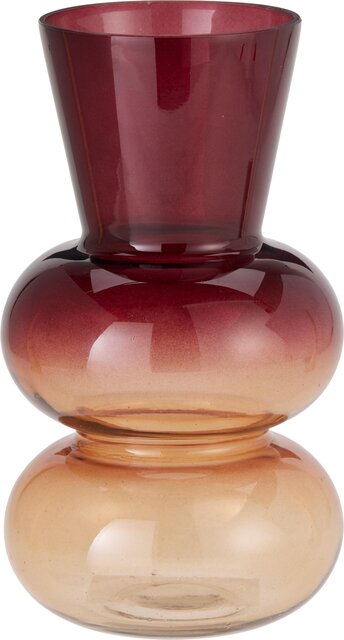 H&S VAAS GLAS 14X25CM AMBER