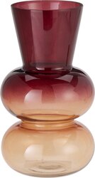 H&S VAAS GLAS 14X25CM AMBER