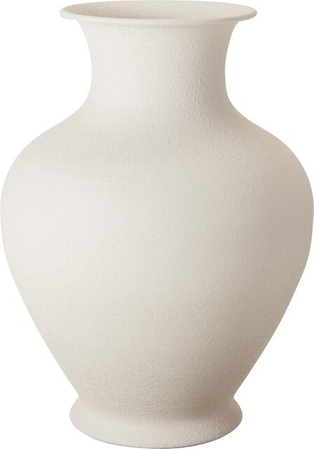 H&S VAAS METAAL OFF WHITE 31CM