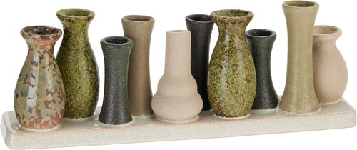 H&S VAASJES 10STS 10CM GROEN