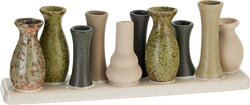 H&S VAASJES 10STS 10CM GROEN