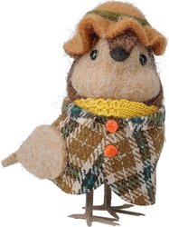 H&S VOGEL STAAND 13CM 4ASS BRUIN - afbeelding 3