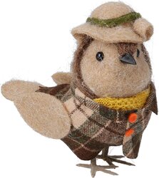 H&S VOGEL STAAND 13CM 4ASS BRUIN - afbeelding 5