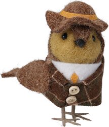 H&S VOGEL STAAND 13CM 4ASS BRUIN - afbeelding 4