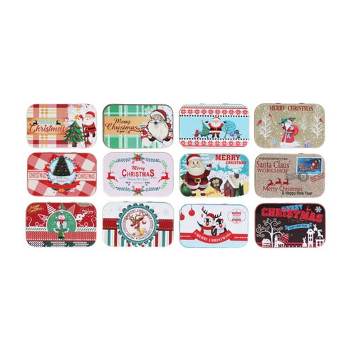 H&S Voorraadblik Kerst 95X60X20Mm 1st.