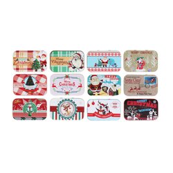 H&S Voorraadblik Kerst 95X60X20Mm 1st.
