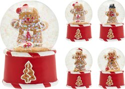 H&S WATERBAL GINGERBREAD 4ASS D
