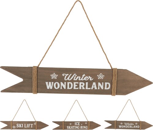 H&S WEGWIJZER KERST WANDDECO - afbeelding 1