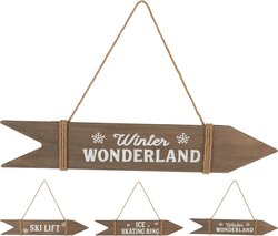 H&S WEGWIJZER KERST WANDDECO - afbeelding 1