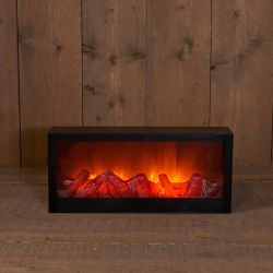 Anna's Collection B.O.T. Haard Zwart 45X20X10Cm 3Xc Met 6/18U Timer