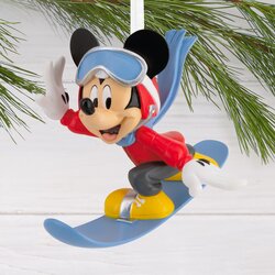 Hallmark  MICKEY SNOWBOARD - afbeelding 3