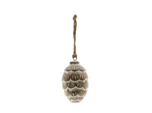 Hang eikel actia d6h8.5cm wit